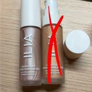 ILIA Liquid Light Serum Highlighter – Rose Gold & Champagne